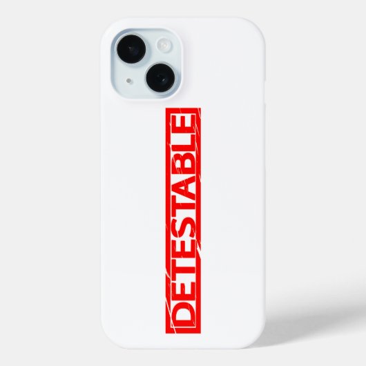 Stempel Case-Mate iPhone Case (Achterkant)