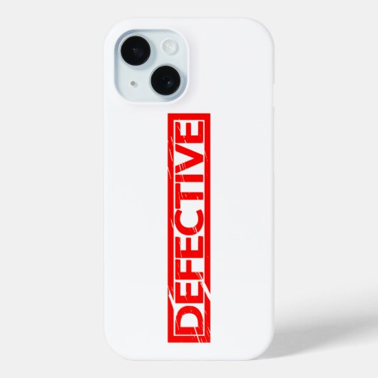 Stempel defect Case-Mate iPhone case (Achterkant)