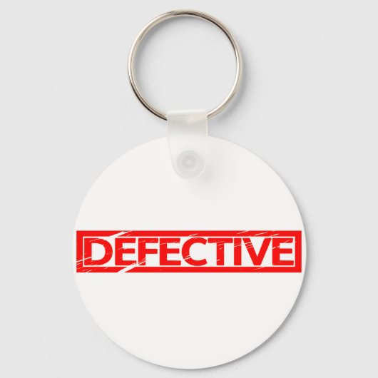 Stempel defect sleutelhanger (Voorkant)