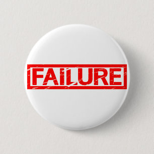 Stempel fout ronde button 5,7 cm