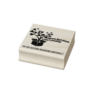 Stempel Hergebruik Verpakking w/Tree in Box