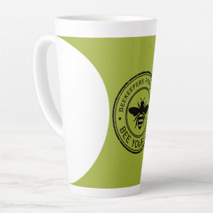 Stempel - JOUW TEKST - BEE 1 - Fan Fun Latte Mok