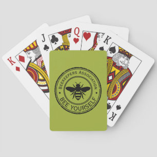 Stempel - JOUW TEKST - BEE 1 - Fan Fun Pokerkaarten
