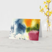 Stempel Kaart (Gele Bloem)