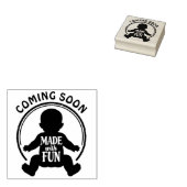 Stempel - MADE WITH FUN - BABY 1 (Gestempeld)