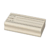 STEMPEL MET TIJD DATUM PLAATS VOOR ZELF-INKEN (Stempel)