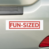Stempel op maat bumpersticker (Op auto)
