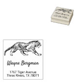 Stempel retouradres voor tijgerovers (Gestempeld)