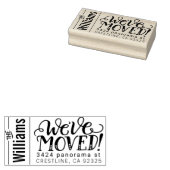 Stempel retouradres We hebben verplaatst, nieuw ad (Gestempeld)