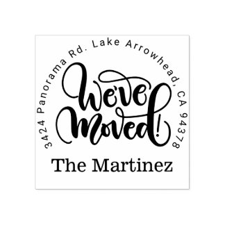 Stempel retouradres We hebben verplaatst, nieuw ad