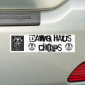 stempel, stempel, DHCW, DAWG HAUS CHOPS Bumpersticker (Op auto)
