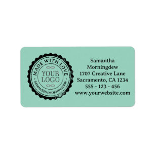 Stempel - UW TEKST & LOGO 3 Etiket