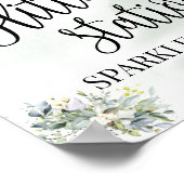 Stempel van het giststation eucalyptus succulte do poster (Hoek)