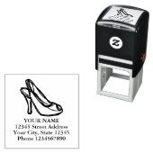 Stempel van het retourneringsadres van de hiel (In situ)