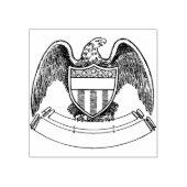Stempel van rubber met adelaar (Afrduk)
