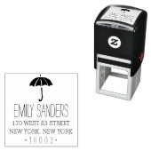 Stempel van Umbrella Return-adres (In situ)