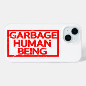 Stempel van vuilnis Case-Mate iPhone case (Achterkant (horizontaal))
