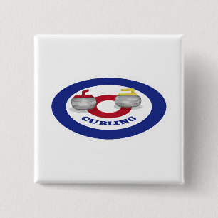 Stempel Vierkante Button 5,1 Cm