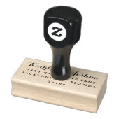 Stempel voor bruiloft Rubber voor RSVP's en bedank (Stempel)