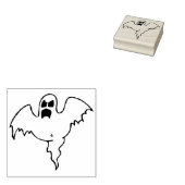 Stempel voor de illustratie van angry spookbeelden (Gestempeld)