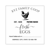 Stempel voor eierkartonnen met de tekst 'Weide-eie (Afrduk)