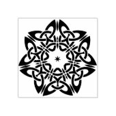 Stempel voor illustratie Keltische bloem (Afrduk)