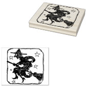 Stempel voor illustratie van heksen (Gestempeld)