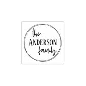 Stempel voor monogram rubber (Afrduk)