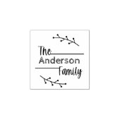 Stempel voor monogram rubber (Afrduk)