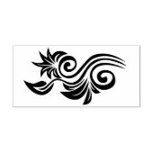 Stempel voor sierbloemsilhouet (Afrduk)