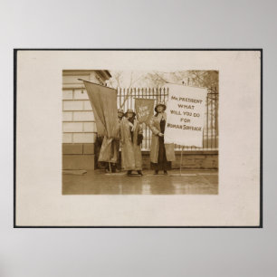 Stempel voor vrouwen poster