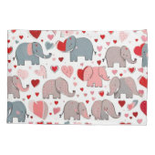 Stempelbloemen Kussensloop (Achterkant)