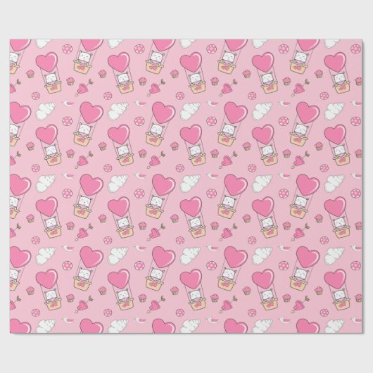 Stempelpapier voor kattenbakken cadeaupapier (Vlak)