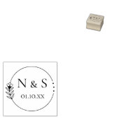 Stempels Botanische bloem, Mariage, Initiaal (Gestempeld)