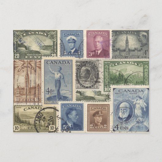  stempels - briefkaart (Voorkant)