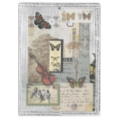 Stempels  Ephemera Decoupage Klembord (Achterkant)