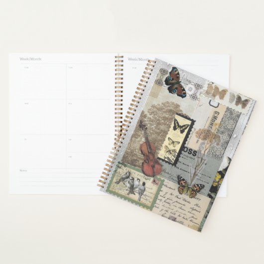 Stempels  Ephemera Decoupage Planner (Display)