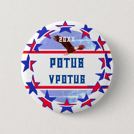 Stemplezier  verkiezingscampagne POTUS Ronde Button 5,7 Cm