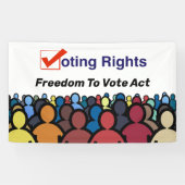 Stemrecht stemrecht Stemrecht Spandoek (Horizontaal)