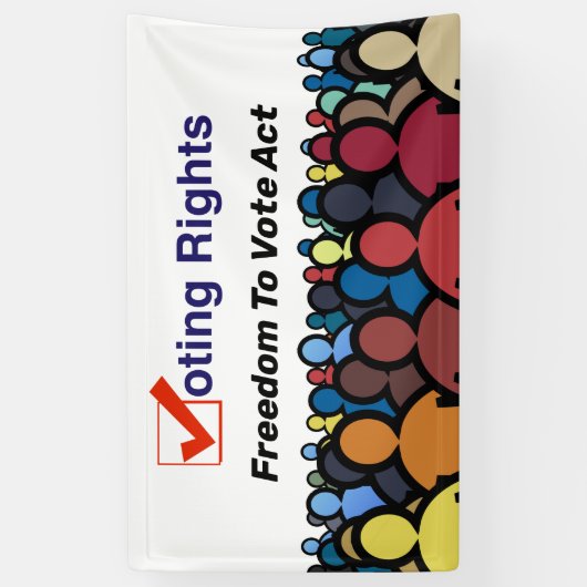 Stemrecht stemrecht Stemrecht Spandoek (Verticaal)