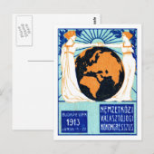 Stemrecht vrouwen 1913 briefkaart (Voorkant / Achterkant)