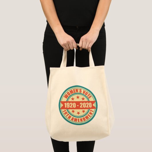 Stemrecht vrouwen honderdjarig tote bag (Voorkant (product))