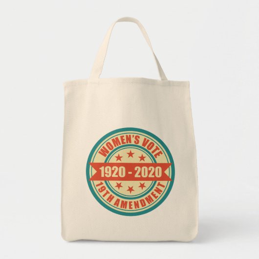 Stemrecht vrouwen honderdjarig tote bag (Voorkant)