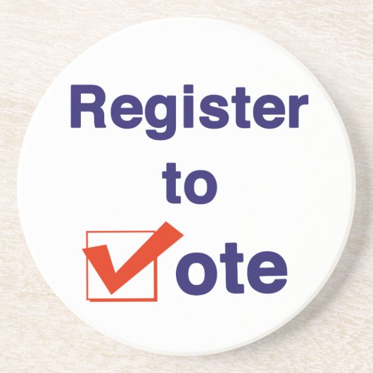 Stemregister 2024 zandsteen onderzetter (Voorkant)