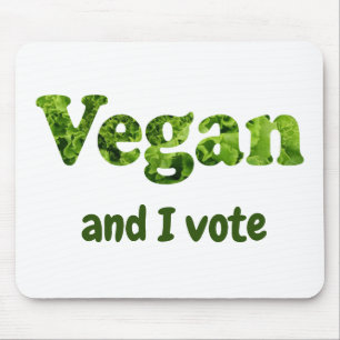Stemster Vegan-activiste aanpassen Muismat