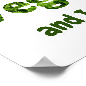 Stemster Vegan-activiste aanpassen Poster (Hoek)