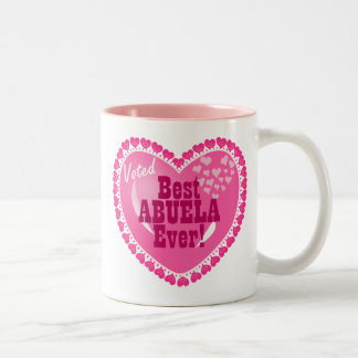 Stemte BEST Abuela ooit! Tweekleurige Koffiemok