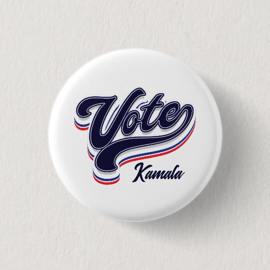 Stemtypografie - Verkiezingen Ronde Button 3,2 Cm (Voorkant)