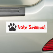 "Stemuitslag" bumpersticker (Op auto)