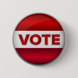 Stemverkiezingen Ronde Button 5,7 Cm